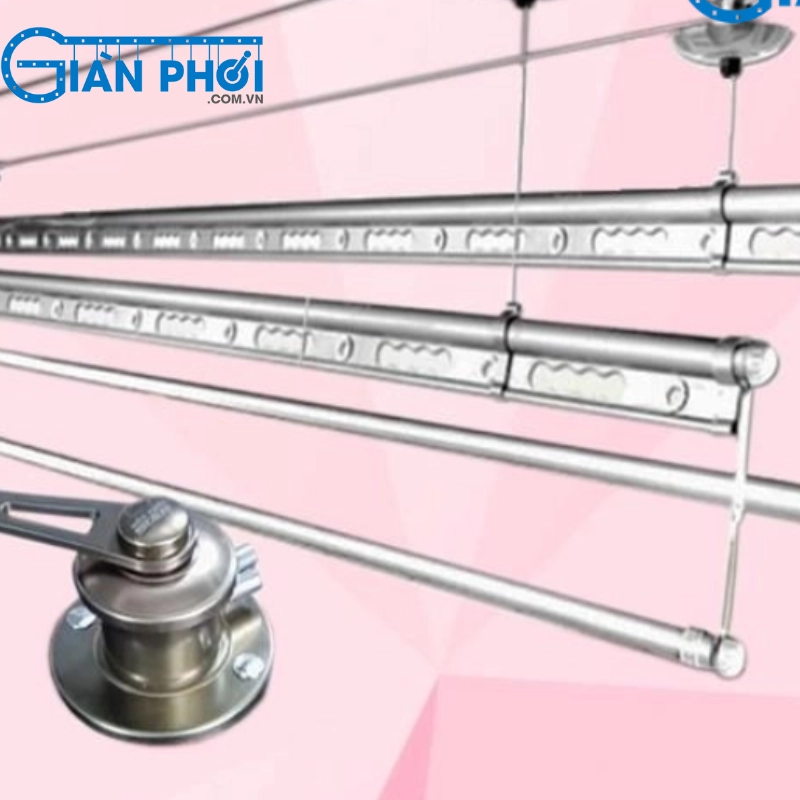 Lưu ý trong quá trình lắp đặt lắp đặt giàn phơi inox treo trần chung cư