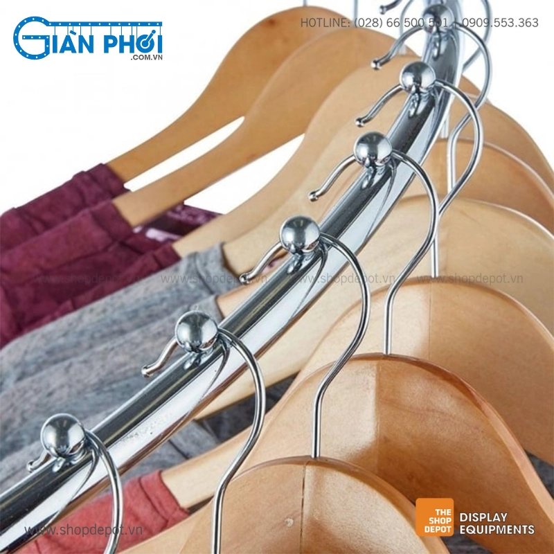 Hiệu suất phơi đồ vượt trội với cây phơi inox xoắn thông minh