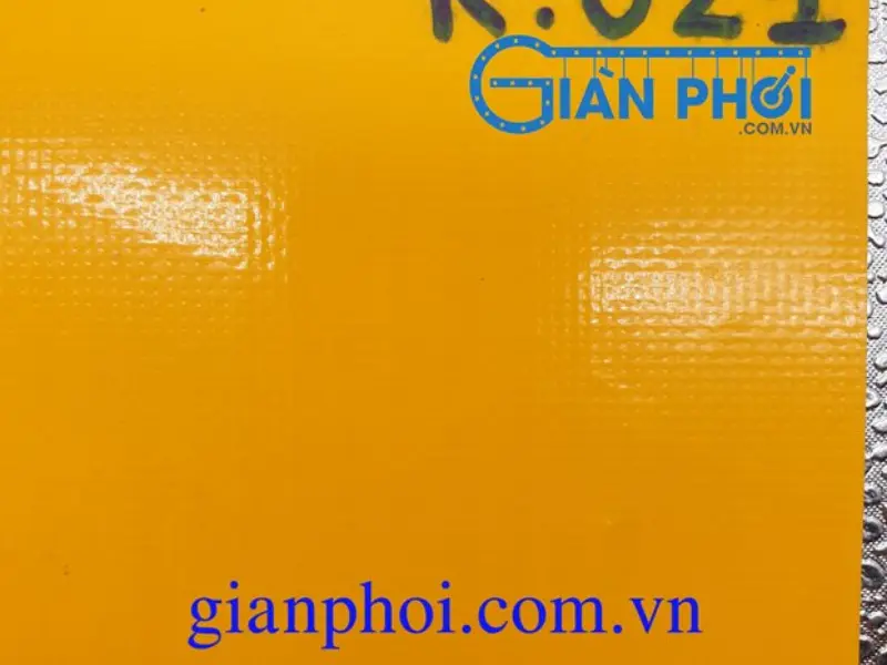 Mái hiên di động ngoài trời Korea K021 3 lớp màu vàng Mái hiên di động ngoài trời Korea K021 3 lớp màu vàng