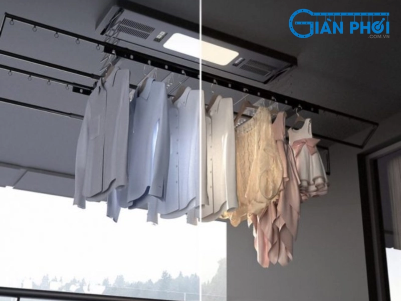 Sự tiện lợi và dễ dàng sử dụng tối đa của giàn phơi thông minh