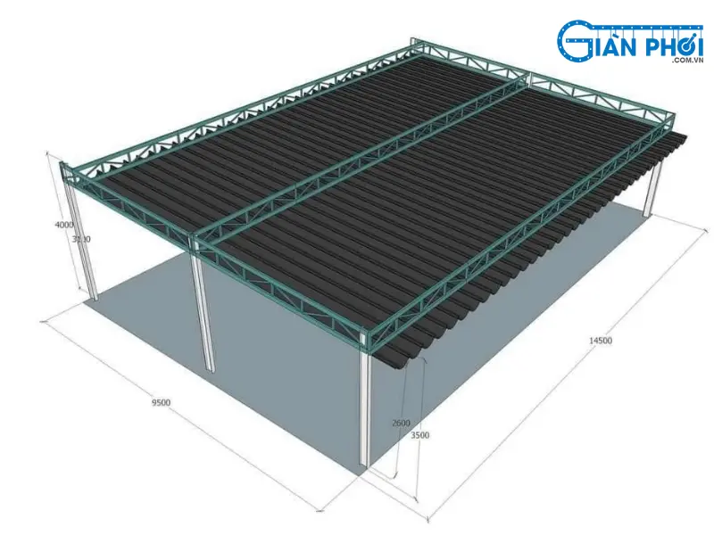 khung sườn và bạt che của mái xếp nhà xưởng khung sườn và bạt che của mái xếp nhà xưởng