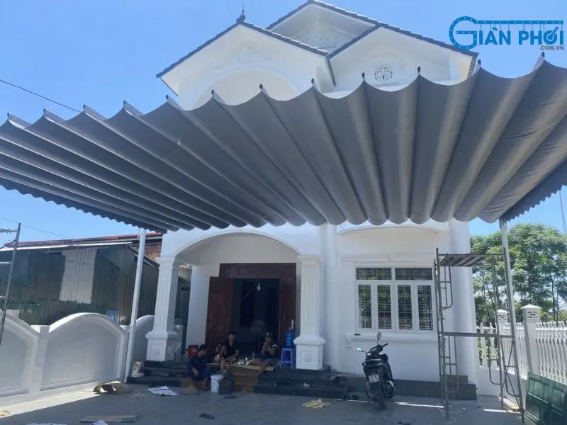 hướng dẫn làm mái xếp lượn sóng