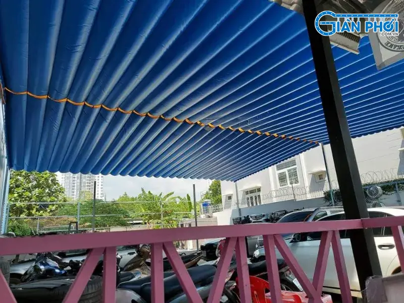 mái che gấp gọn