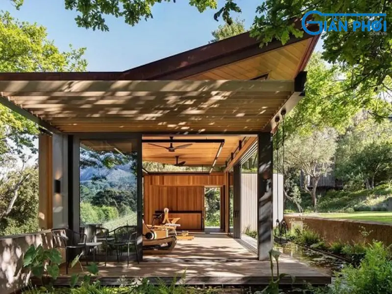 mái hiên nhà cấp 4 đẹp bằng gỗ mái hiên nhà cấp 4 đẹp bằng gỗ