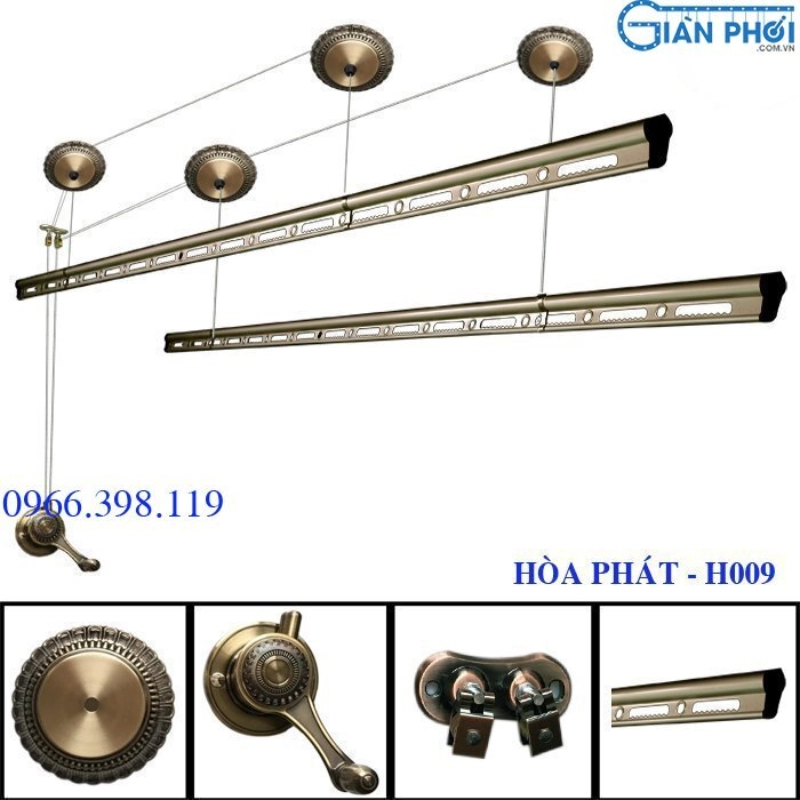 Ưu điểm nổi bật của giàn phơi Hòa Phát H009