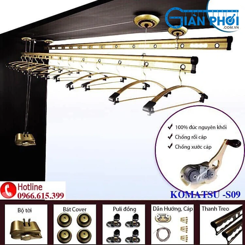 sửa chữa giàn phơi Komatsu sửa chữa giàn phơi Komatsu