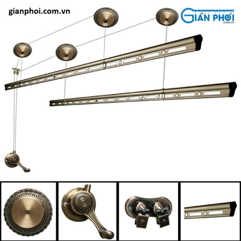 Vị trí phơi được thiết kế tinh tế