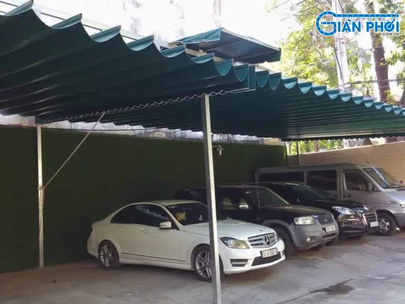 mái che nhà xe