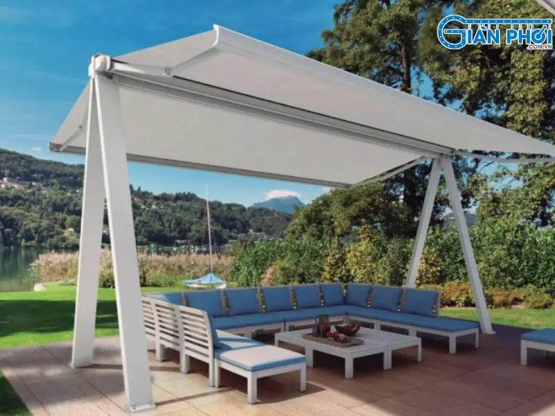 mái hiên di động chữ A mái hiên di động chữ A