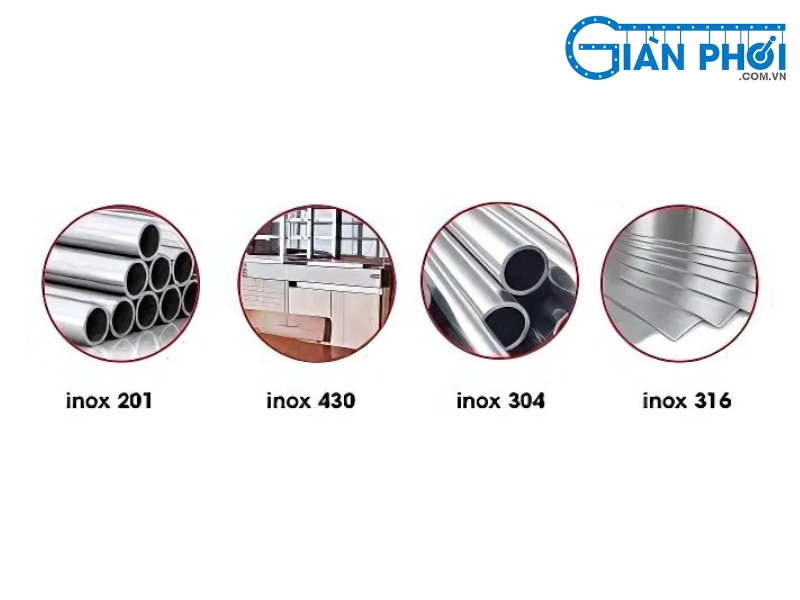 So sánh inox 304 với các loại khác