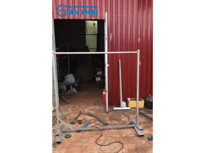 Cách hàn cây phơi đồ