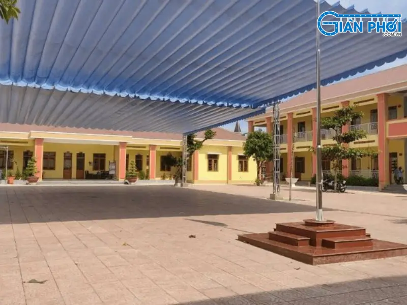 mái che sân trường mái che sân trường