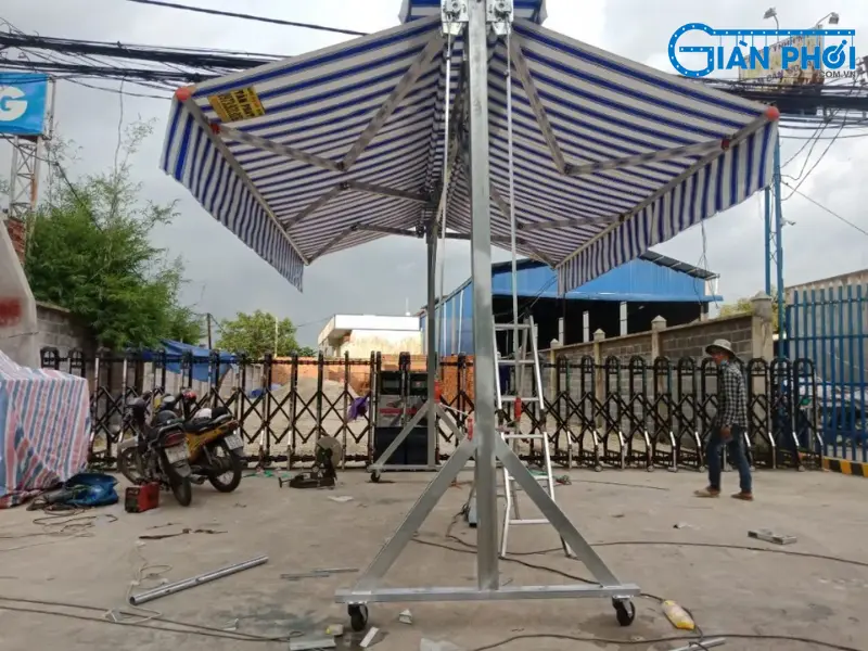 mái xếp di động chữ A mái xếp di động chữ A