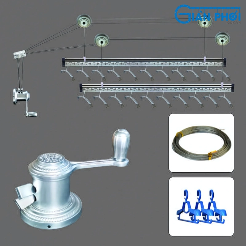 Tầm quan trọng của việc sử dụng linh kiện giàn phơi Hòa Phát KS950 chính hãng 