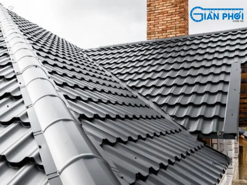 mái hiên nhà thái lợp ngói