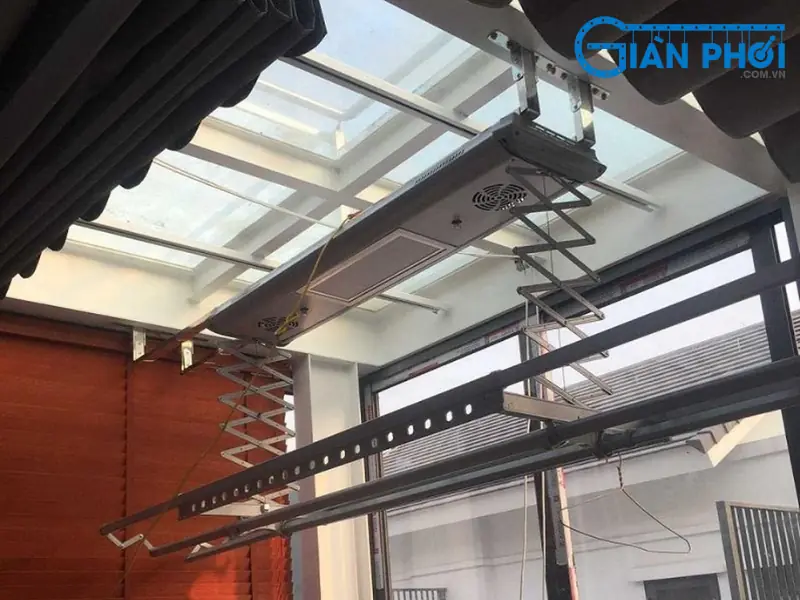Không nên tự sửa thanh phơi giàn phơi điện tử tại nhà