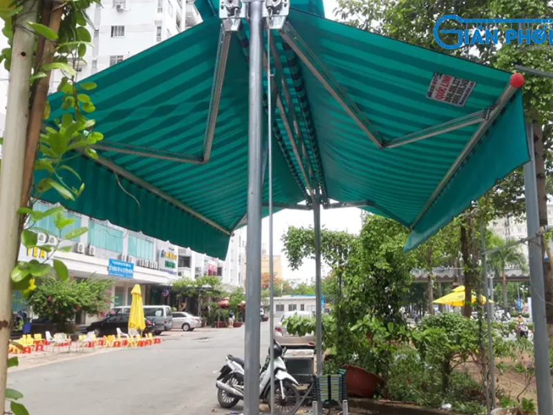 mái hiên di động chữ A mái hiên di động chữ A