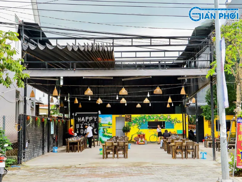 bạt che quán nhậu, nhà hàng bạt che quán nhậu, nhà hàng