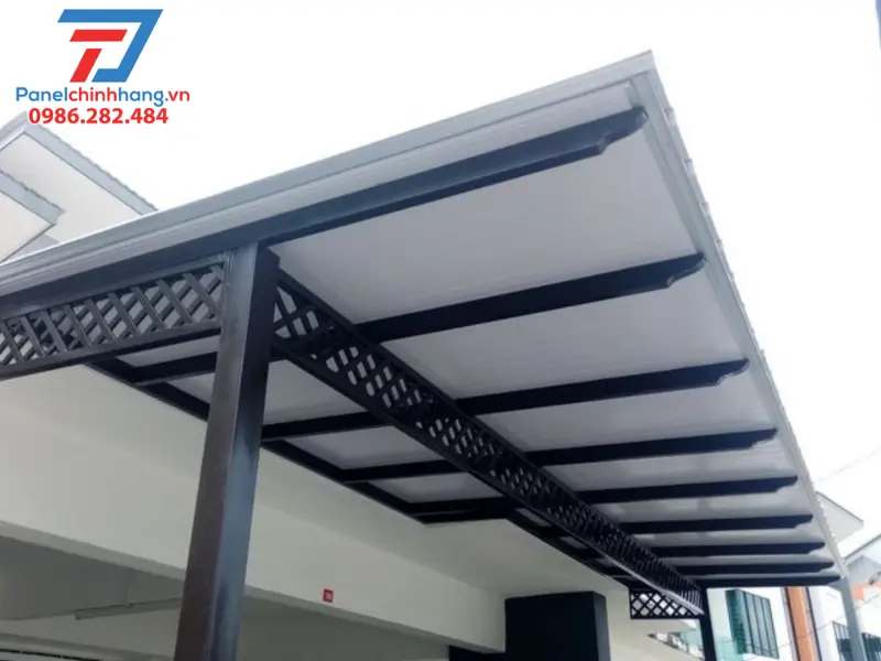 vật liệu làm mái che sân thượng