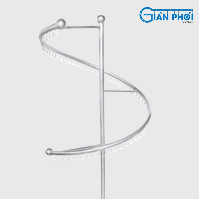 Cây phơi đồ inox xoắn tiện dụng mọi lúc