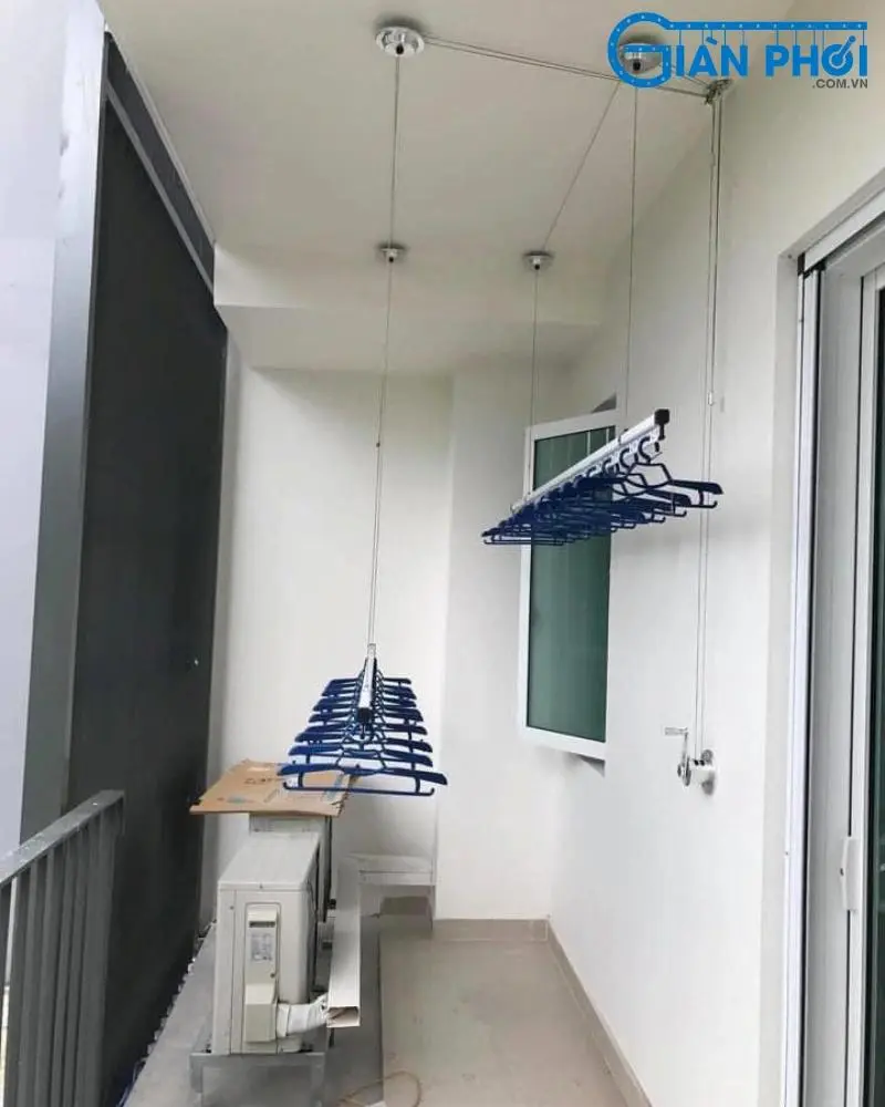 thiết kế khu vực phơi đồ