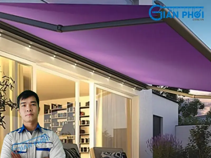 mái hiên xếp di động mái hiên xếp di động