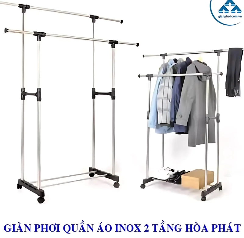 Cây Phơi Đồ Inox 2 Tầng: Giải Pháp Gọn Nhẹ, Bền Bỉ Cho Gia Đình Hiện Đại