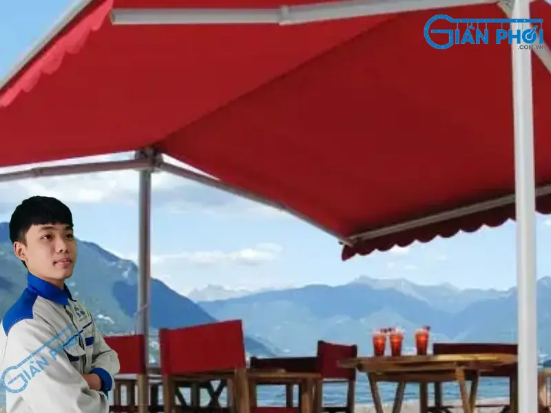 mái che di động chữ A mái che di động chữ A