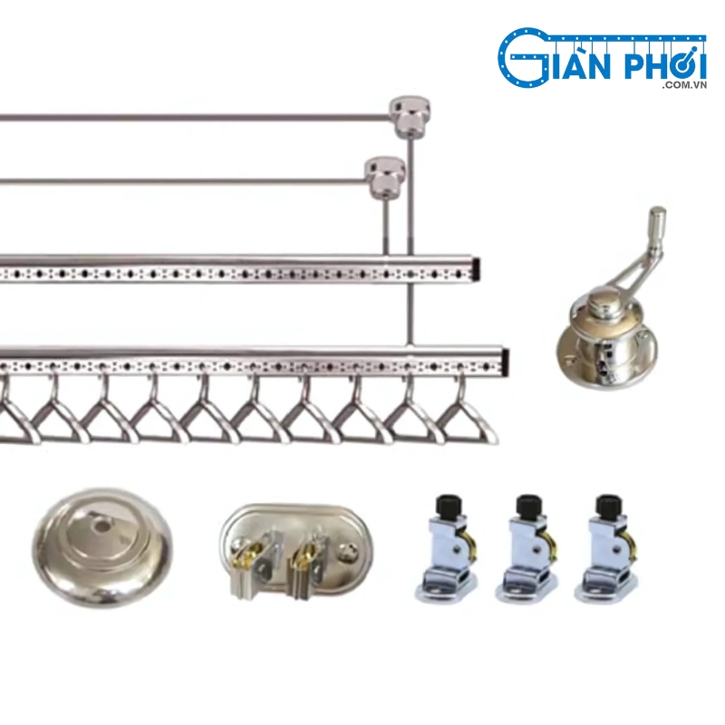 Các bộ phận chính của giàn phơi HP701