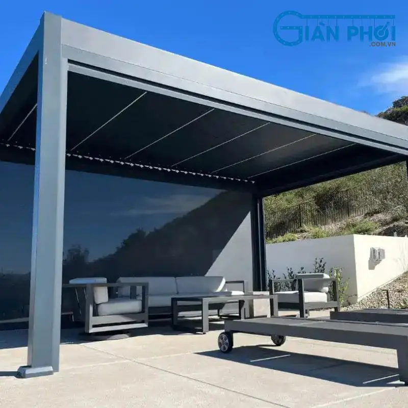 Báo Giá Mái Che Thông Minh Mới Nhất & Yếu Tố Ảnh Hưởng Từ gianphoi.com.vn