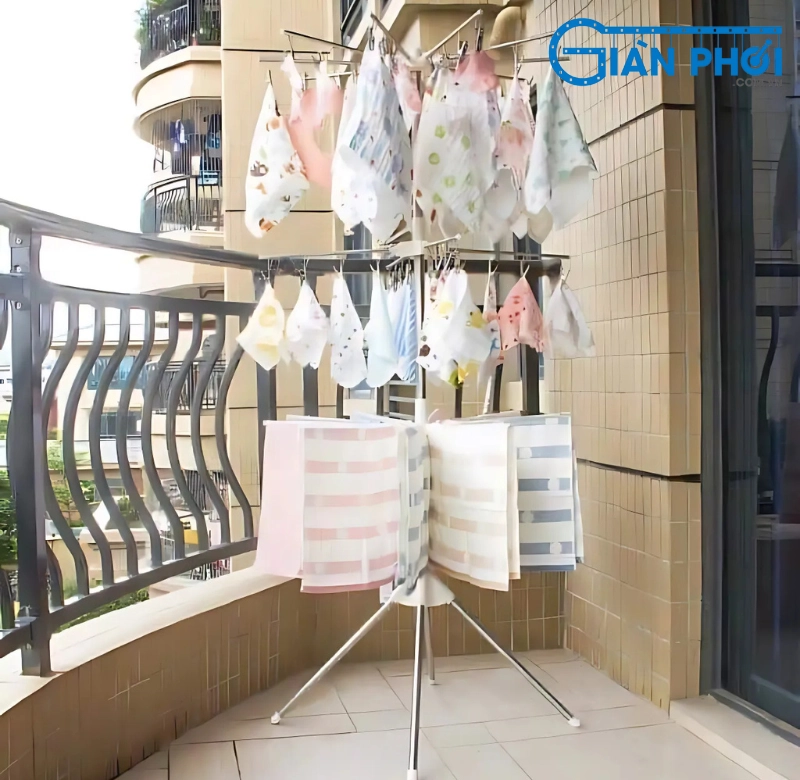 Khả năng phơi được đa dạng quần áo