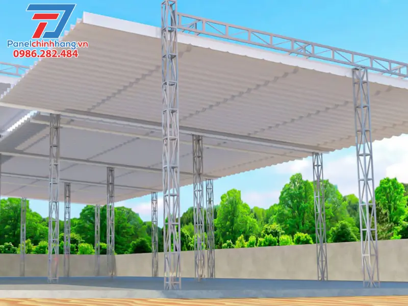 thi công mái xếp thi công mái xếp