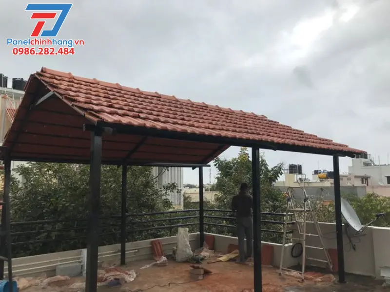 vật liệu làm mái sân thượng