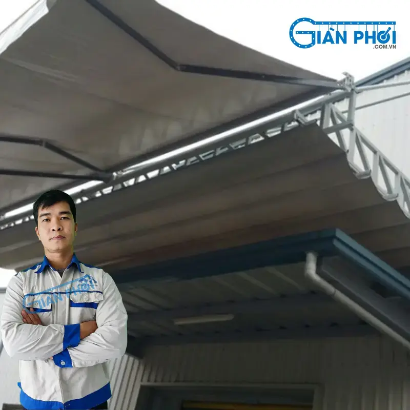 Quy trình lắp đặt và bảo trì mái che thông minh tại gianphoi.com.vn