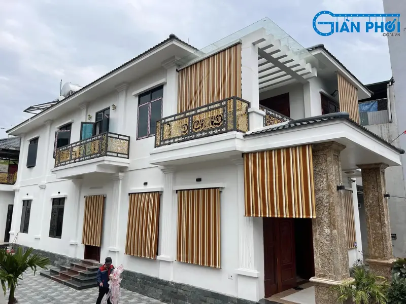 bạt che nắng ban công cho nhà ở