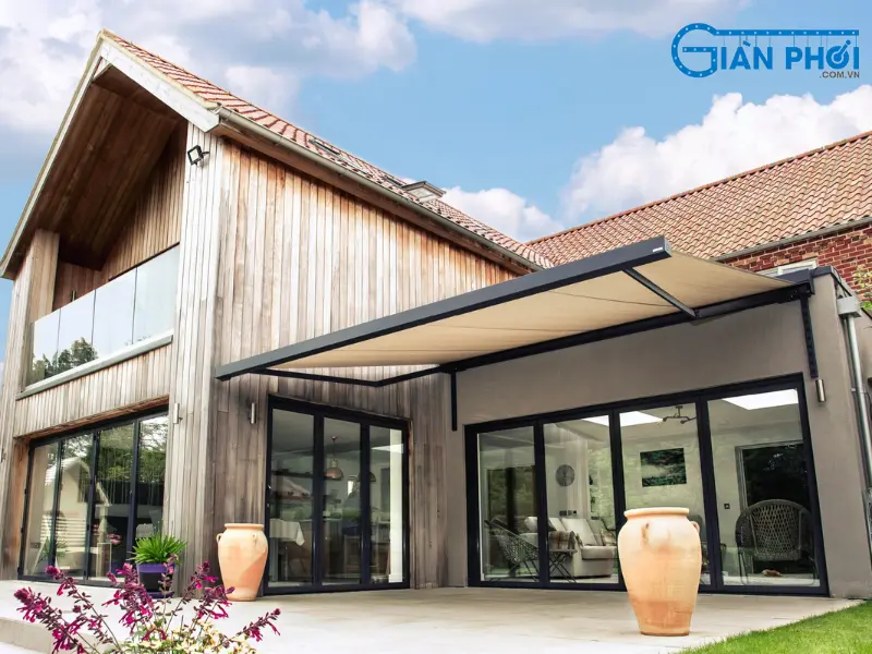 ưu điểm khi làm mái che biệt thự