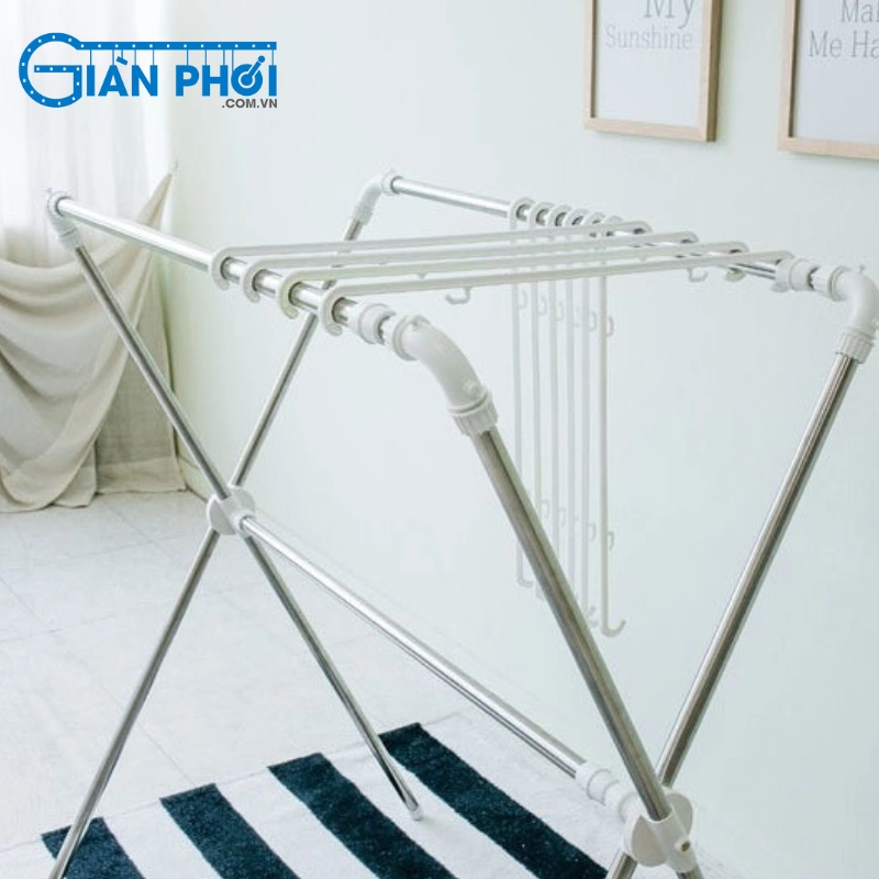 Giàn phơi inox chữ X