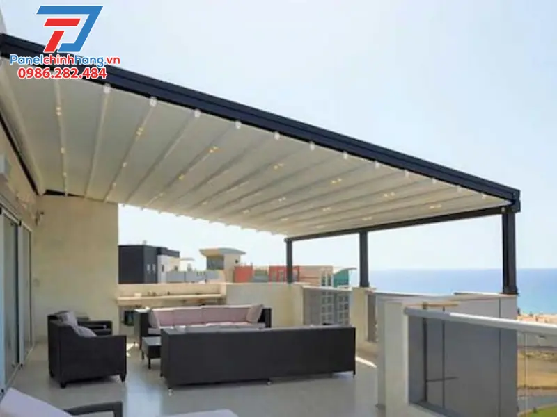 làm mái che sân thượng làm mái che sân thượng