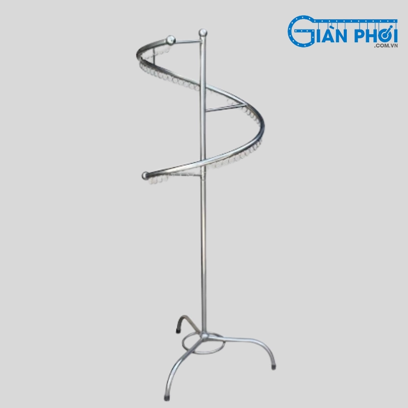 Cây phơi đồ inox xoắn: tối ưu cho không gian nhỏ, phơi đồ nhanh khô