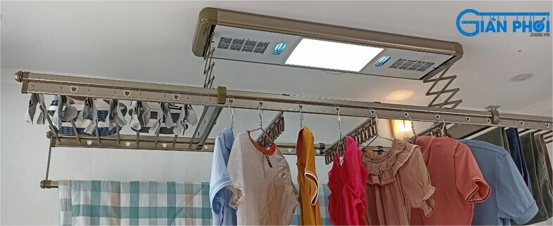 Những tính năng bổ sung trên giàn phơi thông minh điều khiển từ xa
