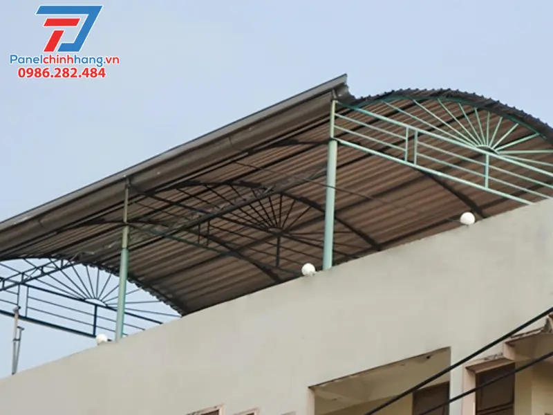 vật liệu làm mái che sân thượng