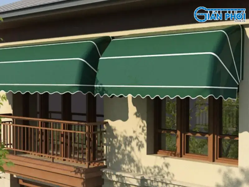 mái che gấp gọn dạng vòm