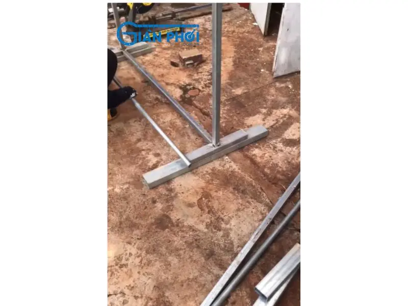 Cách hàn cây phơi đồ