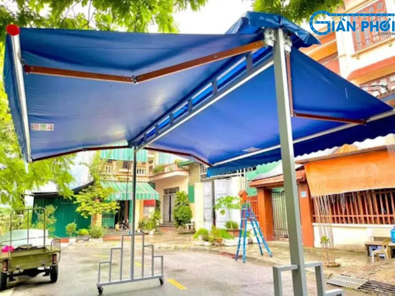 mái hiên chữ A có bánh xe mái hiên chữ A có bánh xe