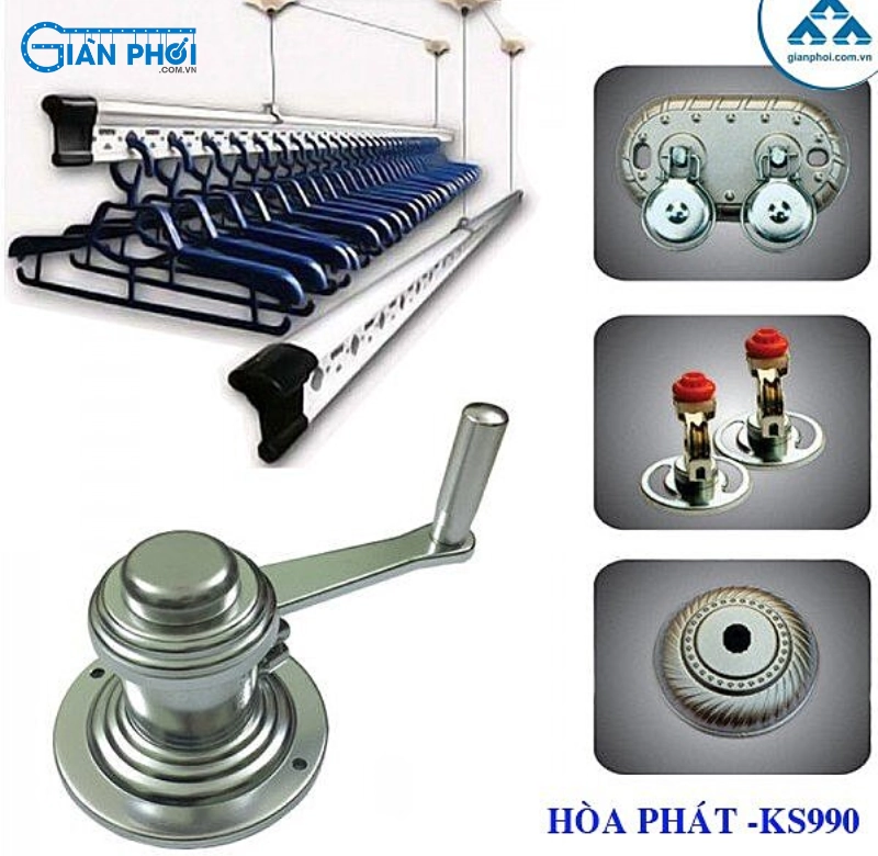 Tìm hiểu về giàn phơi Hòa Phát KS990