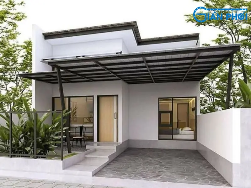 mái hiên nhà cấp 4 đẹp bằng sắt mái hiên nhà cấp 4 đẹp bằng sắt