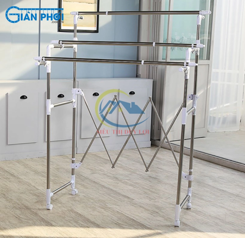 Giá Phơi Quần Áo Inox 3 Tầng Cho Bé: Giải Pháp An Toàn và Tiện Lợi Cho Mọi Gia Đình