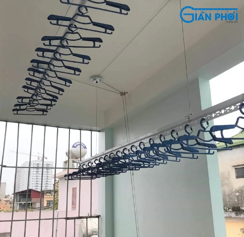 Hình ảnh thực tế của giàn phơi KS990