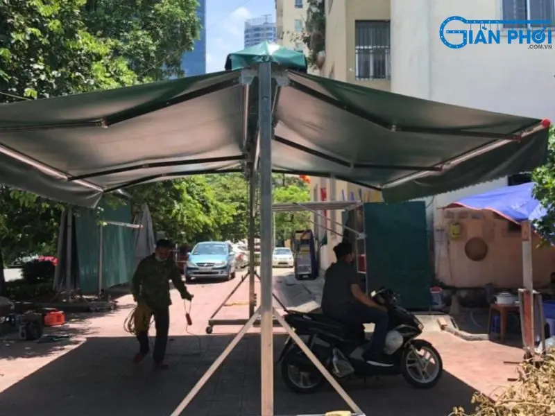 báo giá mái hiên chữ a