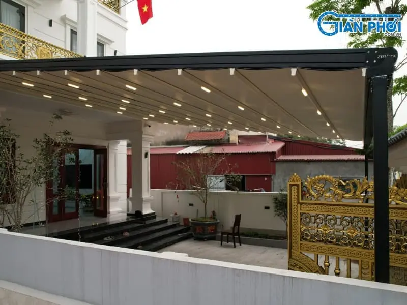 Hướng dẫn bảo trì mái xếp khung nhôm